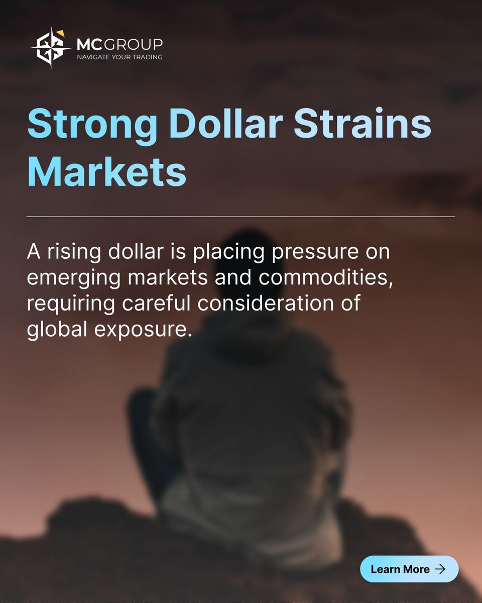 MagicCompassGrp's tweet image. Stronger Dollar Threatens Emerging Markets in 2026

USD strength = EM pain 🌍. The dollar could crush emerging markets &amp;amp; commodities in 2026. Make sure your portfolio’s ready. 💸