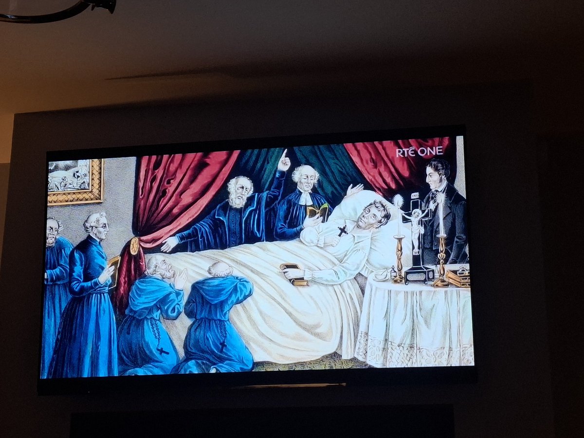 Tumedel's tweet image. What a show @rte #DanielOConnellTheEmancipator #histedchatie #jchist