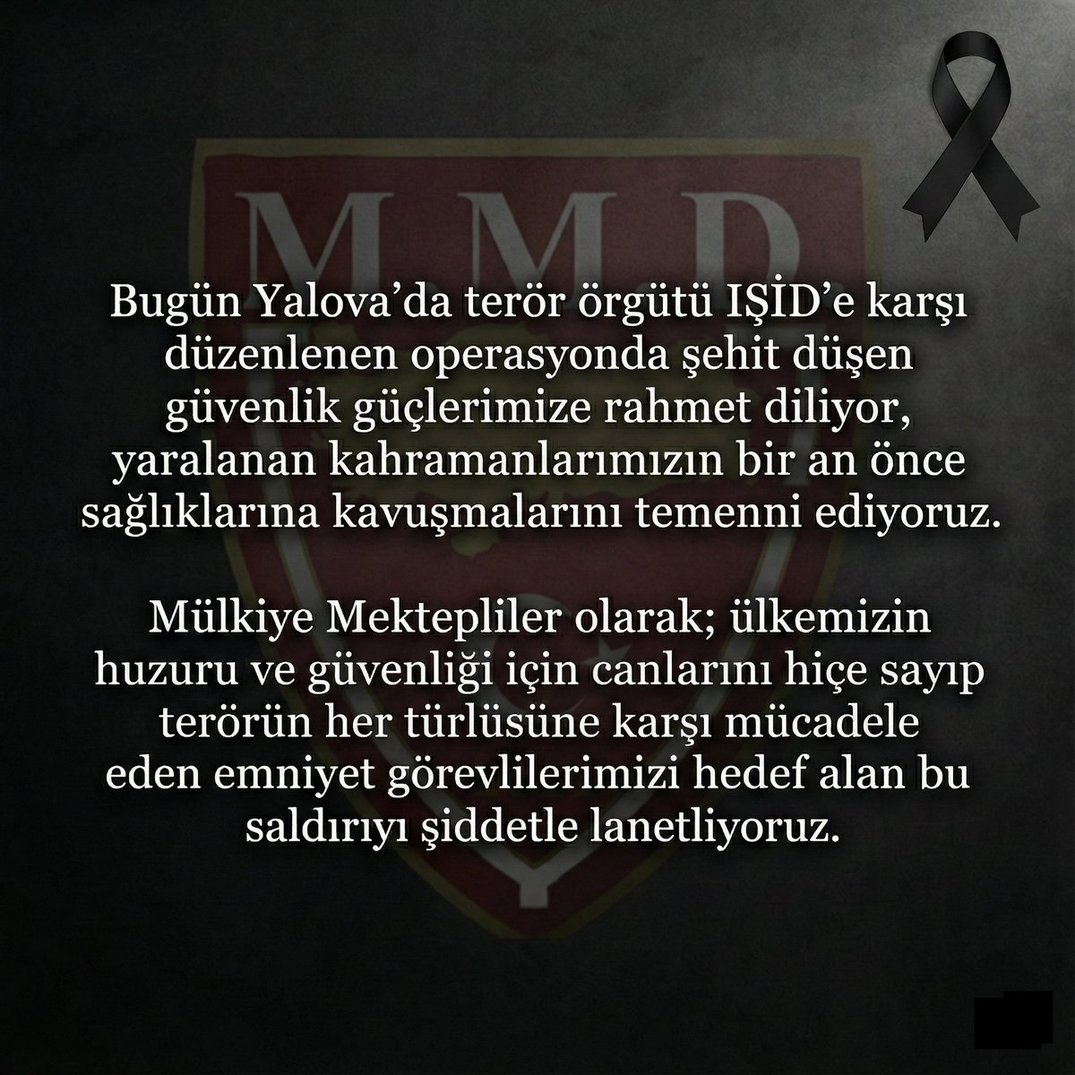 Büyük Türk Milleti'nin başı sağ olsun.