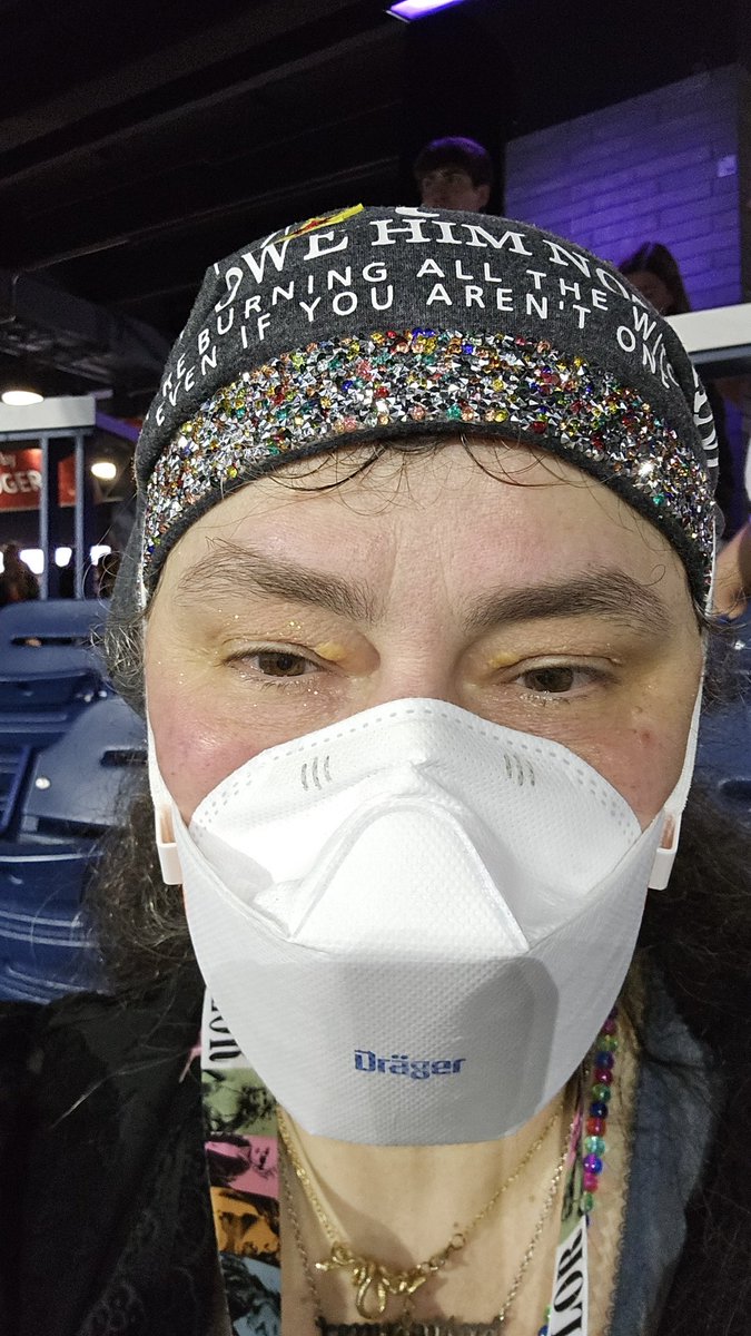 WoolToBraveSeas's tweet image. I'm so happy in this picture. I had just fulfilled a bucket list dream. All because I was able to take good precautions to protect my compromised immune system.

Why would you mock us @jonstewart?

Do you not believe in #DisabilityRights? Why punch down?

#oneofthetwo #WearAMask