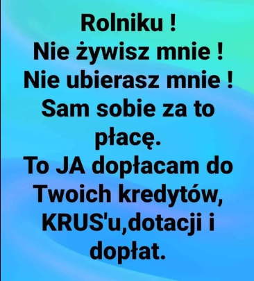 zdzisawrodzik's tweet photo. To nie te czasy. Dawno było "żywią i bronią".
Nie chcę też dopłacać do kleru i górników. https://t.co/TuAplLu3Ge