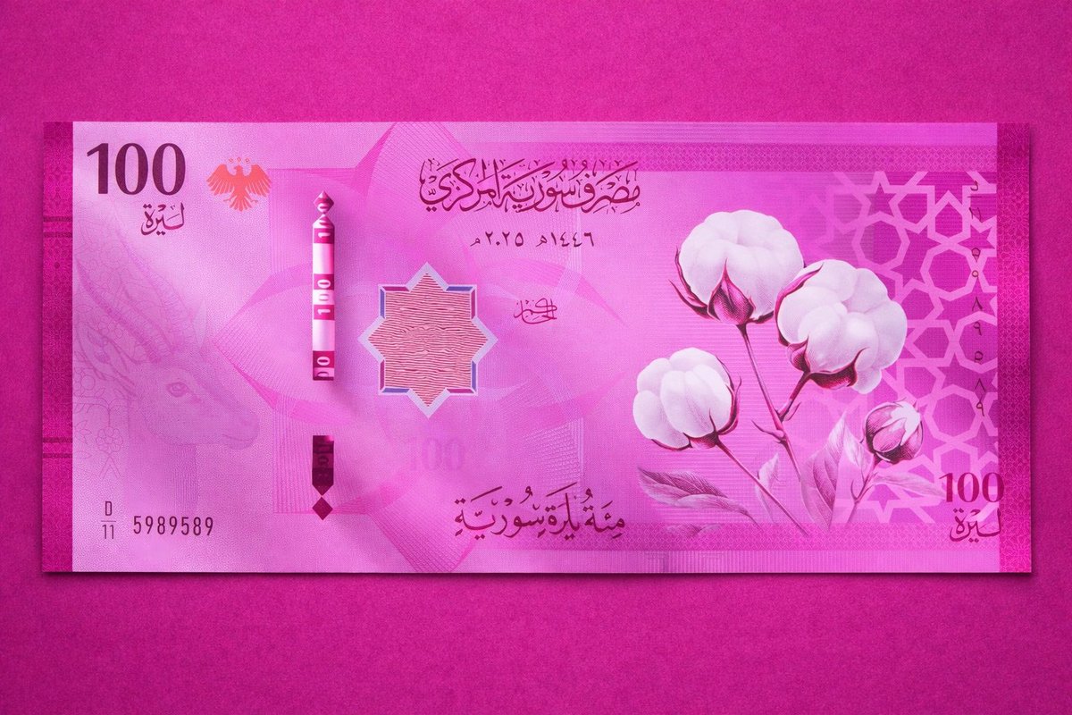 ZenThaGod's tweet photo. 🇸🇾 BREAKING: Syria has officially launched a new national currency under the leadership of President Ahmad al-Sharaa.
#Syria #NewCurrency #EconomicPolicy #BRICS #AlSharaa #MonetaryReform #SyrianPound #Geopolitics #BreakingNews https://t.co/VZ4MmfS2z9