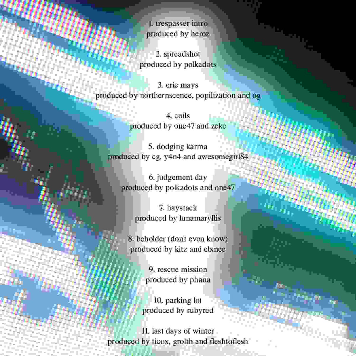 red_dead_ruby's tweet image. TRESPASSER_JANUARY2ND

COVER BY ME_MIXED BY ME_MASTERED BY @ziiias 

MY MOST EXPERIMENTAL TAPE 2 DATE_LOVE YOU ALL 2K26 GON BE SPECIAL

🔗👇
