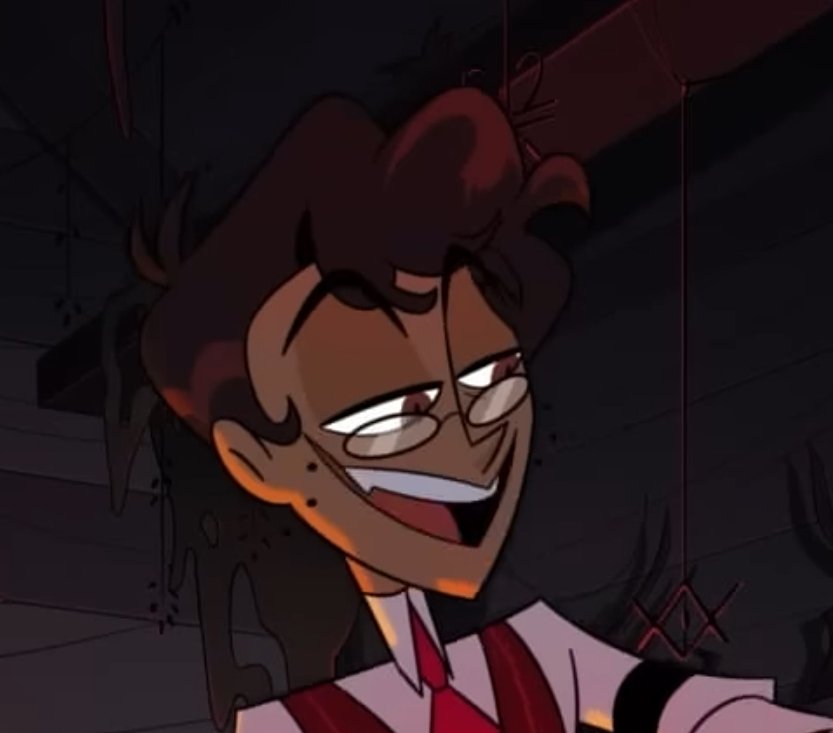 The way Alastor has curls in his hair here like he did when human is making me insane. #Alastor #HazbinHotelAlastor #HazbinHotel #AlastorHazbinHotel