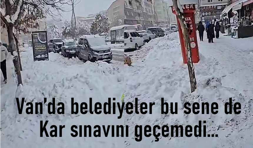 Van'da Belediyeler Kar Sınavını Geçemedi
vanekspres.com.tr/vanda-belediye…