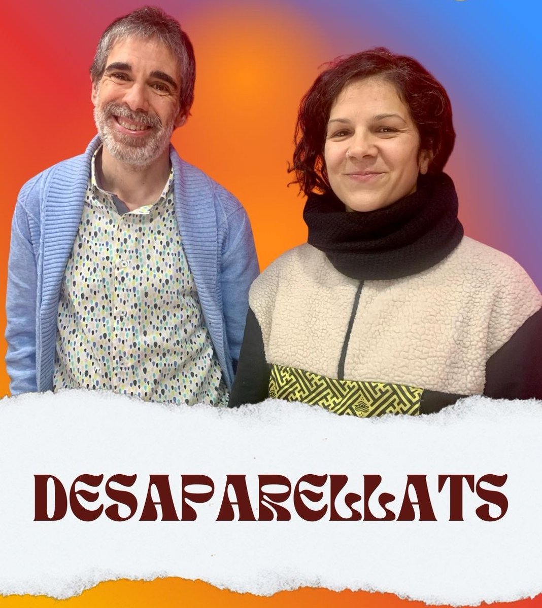 MetropoliRadio4's tweet photo. 🎭'DESAPARELLATS', la comèdia esbojarrada i tendra amb tocs de ciència-ficció sobre les relacions de parella que es pot veure aquests dies a l' @EspaiTexasBcn ❗️   

🗣️ Esther López (actriu) i @RamonPardina (autor)

🔊Recupera l'#𝔼ℕ𝕋ℝ𝔼𝕍𝕀𝕊𝕋𝔸  
🔗https://t.co/TE1nZFWmp6 https://t.co/zLxualsKR1