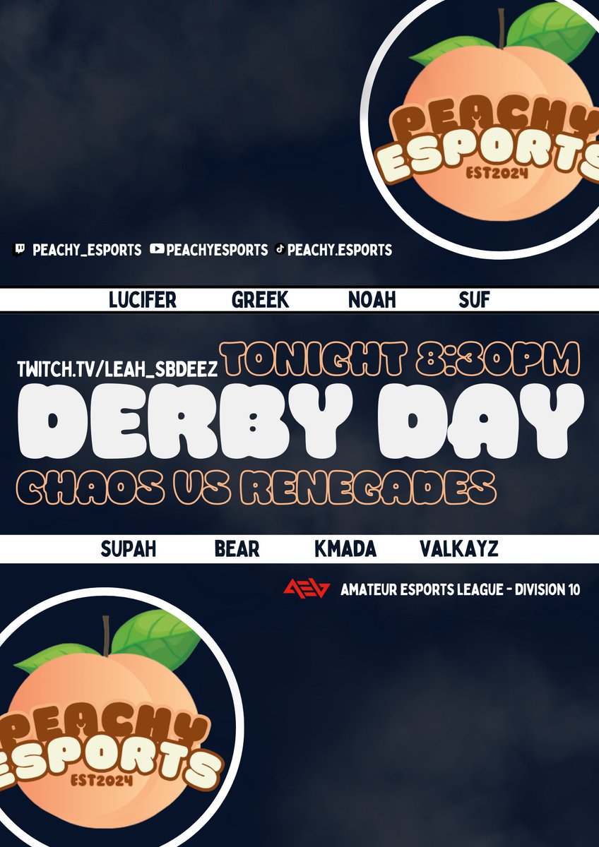 Peachy eSports tweet media