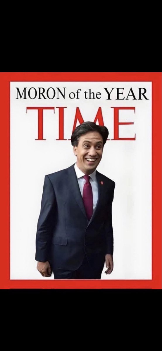 He’s only gone and won it again!!!! 😳
#EdMiliband