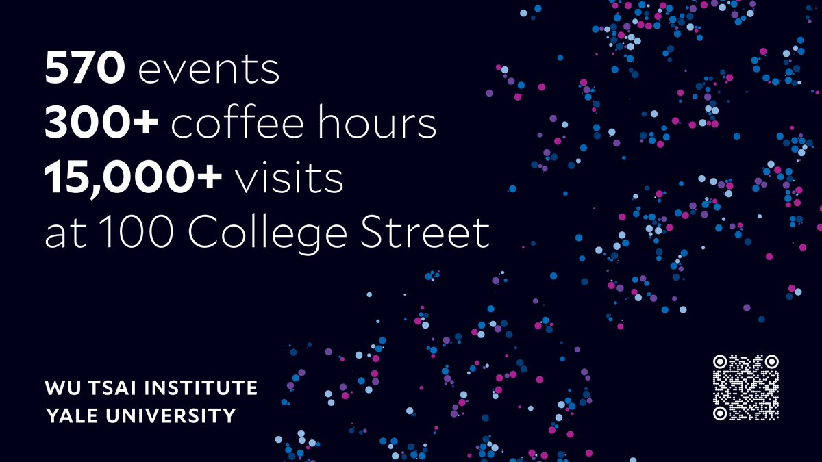 WuTsaiYale's tweet photo. 570+ events. 300+ coffee hours. 15,000+ visits.

See how 100 College Street brought the Yale community together in our Year in Review: https://t.co/IUxRh1SXrZ

#KnowTogether #ScienceAtYale https://t.co/73TWsNTzAB