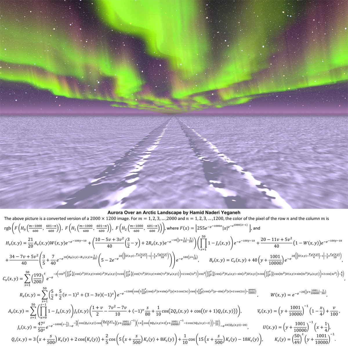 iAstroFaisal's tweet image. قسم بالله فنان 

كل الرسمات هذي مرسومة بمعادلات رياضية فقط، بدون تدخل للقلم أو الفرشاة
