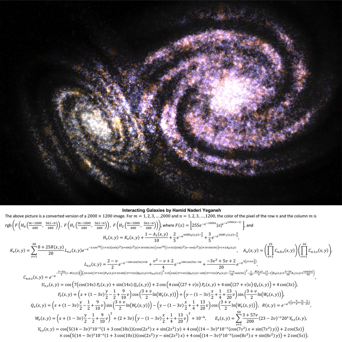 iAstroFaisal's tweet image. قسم بالله فنان 

كل الرسمات هذي مرسومة بمعادلات رياضية فقط، بدون تدخل للقلم أو الفرشاة