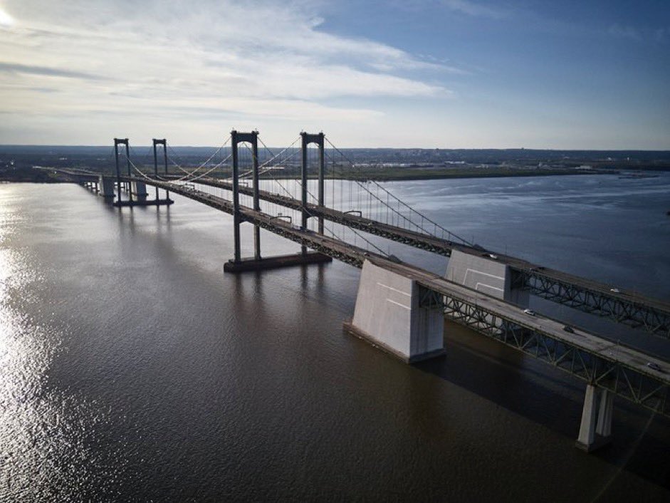 Delaware Memorial Bridge tweet media