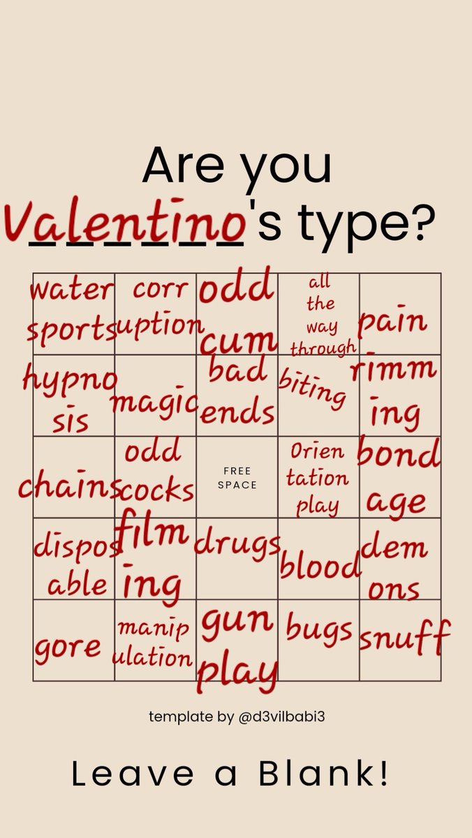 MothyVee's tweet image. In order to beat sponsored by the Vees, Valentino has created a new application form. Let's see how many of you sinners can get a full block out shall we?