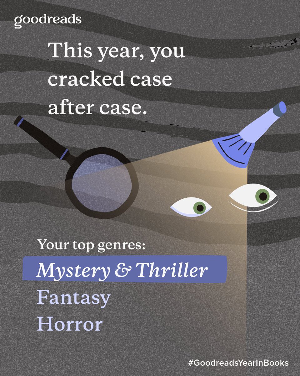 Top genre may be mystery/thriller, but Apothecary Diaries definitely ruled my 2025 reading 💚

#GoodreadsYearinBooks