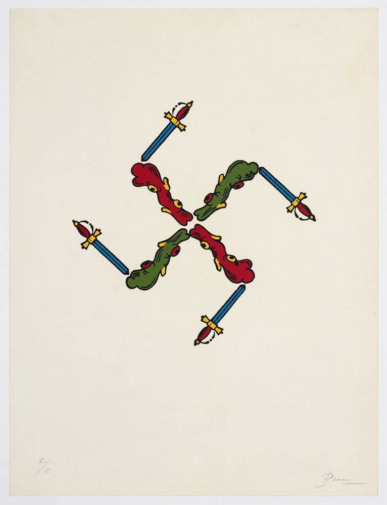 deleslletres's tweet image. Els poemes visuals de Joan Brossa titulats "Espanya". Avui fa 27 anys de la seva mort.