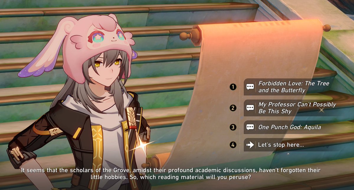 my MC cant possibly this be this silly