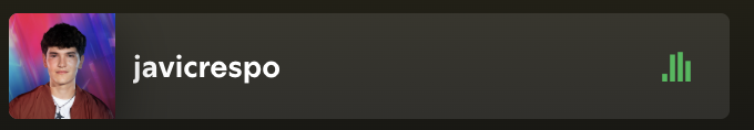 siendounamisma_'s tweet photo. Digo que echaba mucho de menos su voz como si mi spotify no luciera esto todo el día 😅 https://t.co/zUkjujHdcW