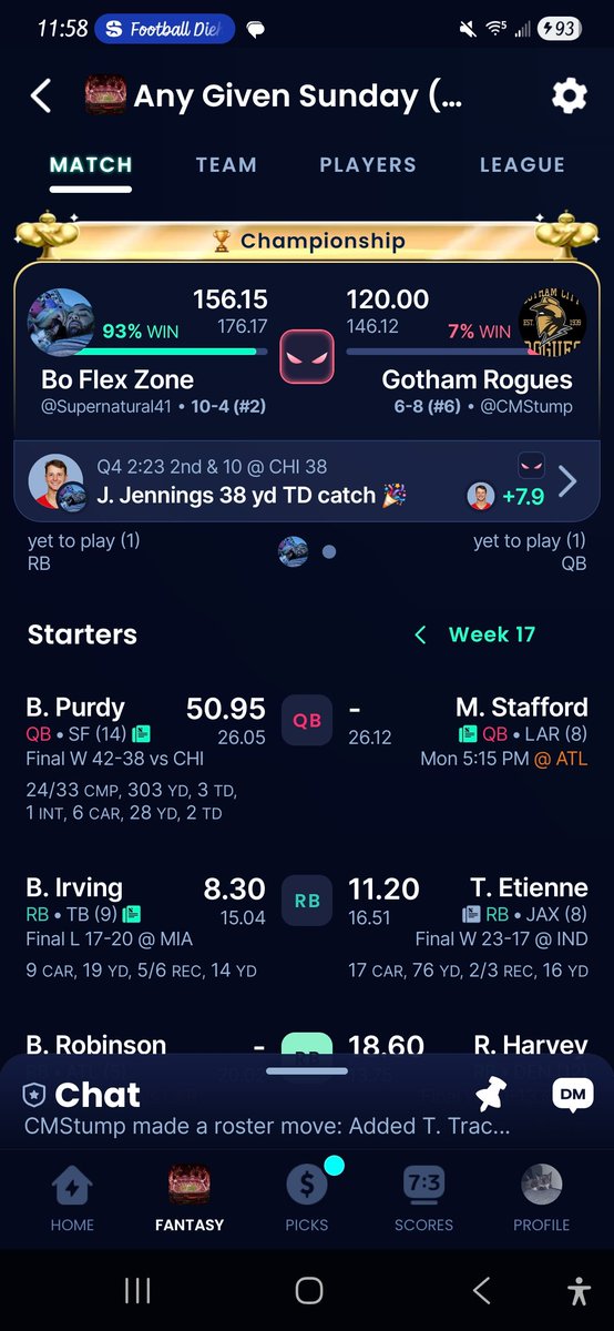 mysavior84_c's tweet photo. @SiriusXMFantasy @Jeff_Mans Almost a done deal here, Brock for Prez! https://t.co/EKsSLi9C7v