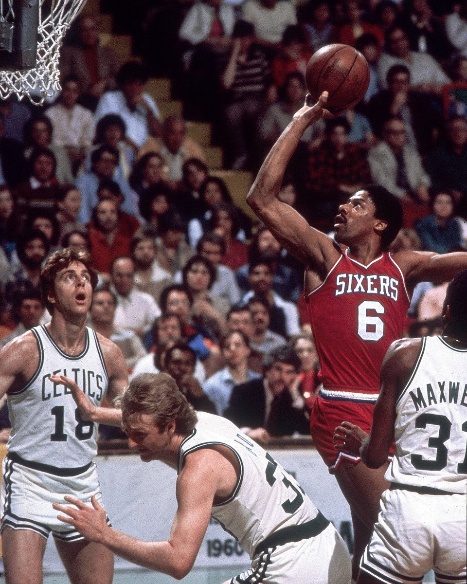 Sixers vs Celtics, NBA Playoffs 1980.

Photo by Walter Iooss Jr. /Sports Illustrated

<a href="/sixers/">Philadelphia 76ers</a>