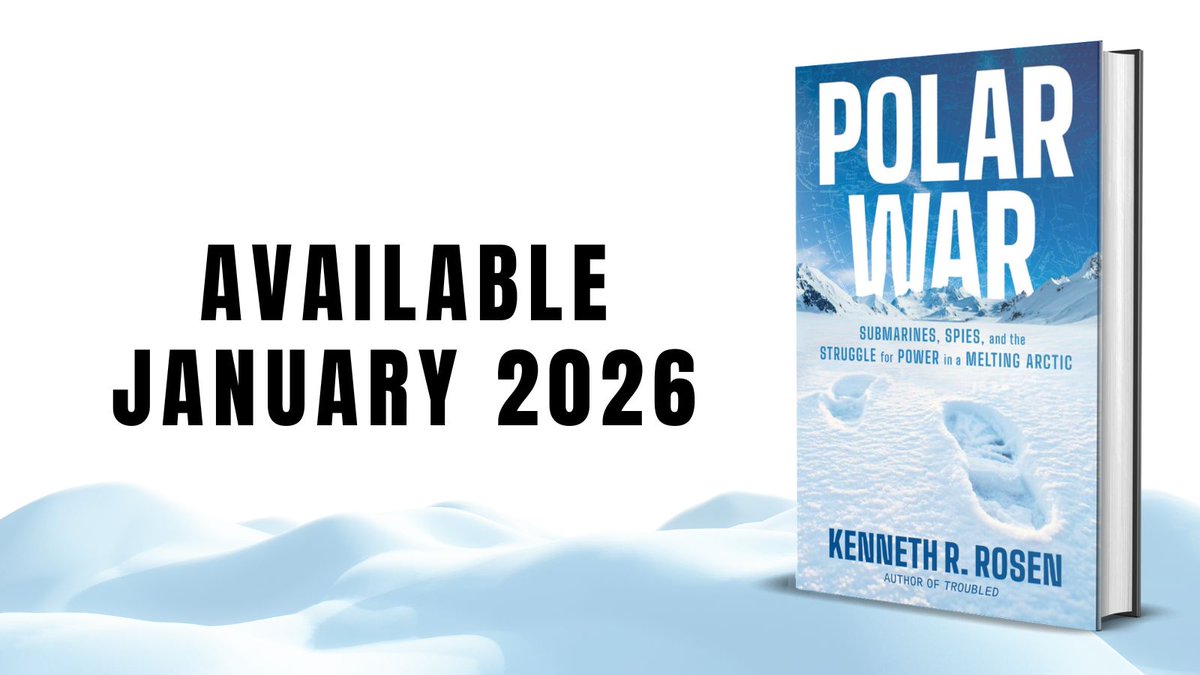 The Arctic is melting. Great powers are racing in. Spies, submarines, sabotage—welcome to the new Cold War. POLAR WAR by Kenneth R. Rosen takes you to the frontlines.

Learn more: bit.ly/48RaU5n