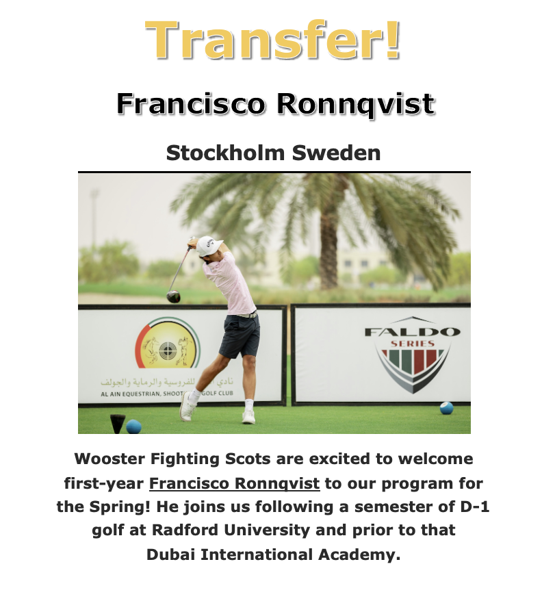 Wooster Men's Golf tweet media