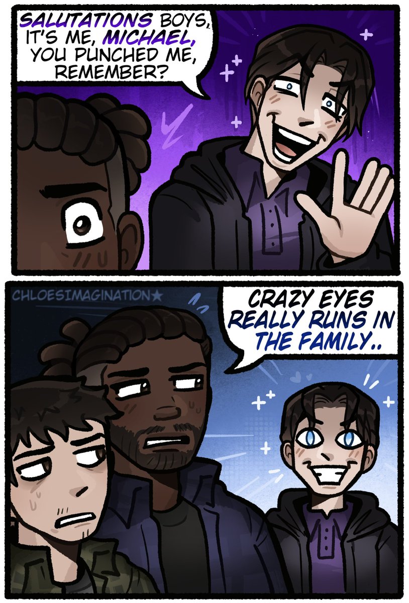 ChloeImagine's tweet image. FNAF 2 Michael wants to be “friends” with Jeremiah,,