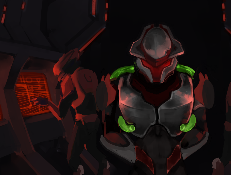 Crabbosk's tweet image. he's right behind me punching in the nuclear launch codes, isnt he