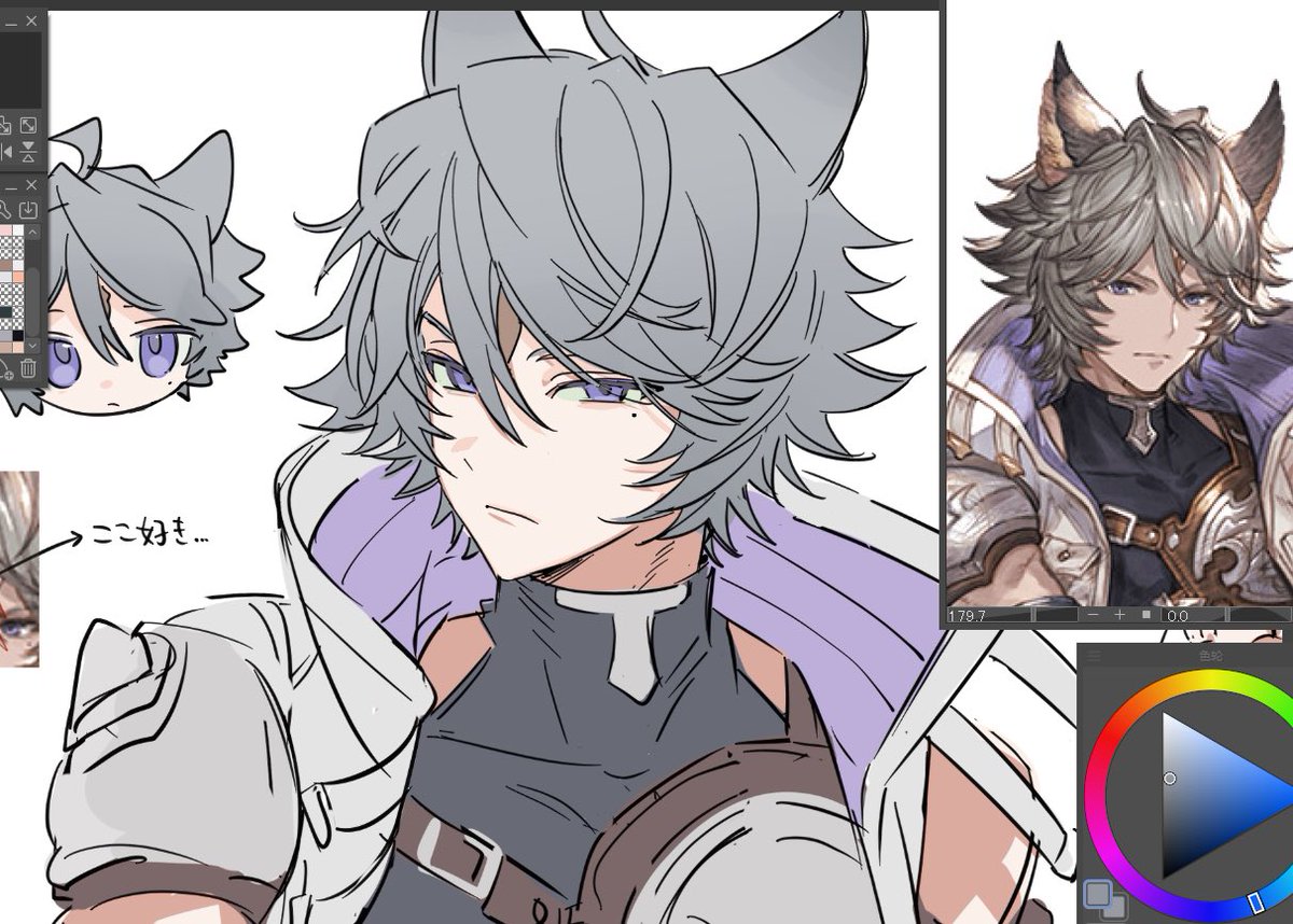 ......こういう年齢層しか描けない