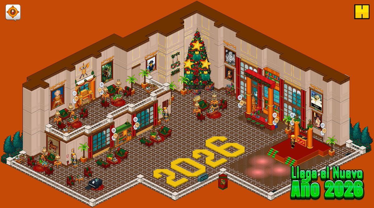 🎆 ¡La "Semana de Año Nuevo" junto a las Fansites ya está en marcha en <a href="/ESHabbo/">Habbo ES/MX</a>! 🥂✨
🎉 <a href="/ESHabboSecurity/">HabboSecurity</a> te invita a participar en un juego especial, donde se pondrá a prueba tu agilidad y concentración. Esta actividad es posible gracias al diseño de sala de: <a href="/LauraCat04/">LauraDeus</a> y