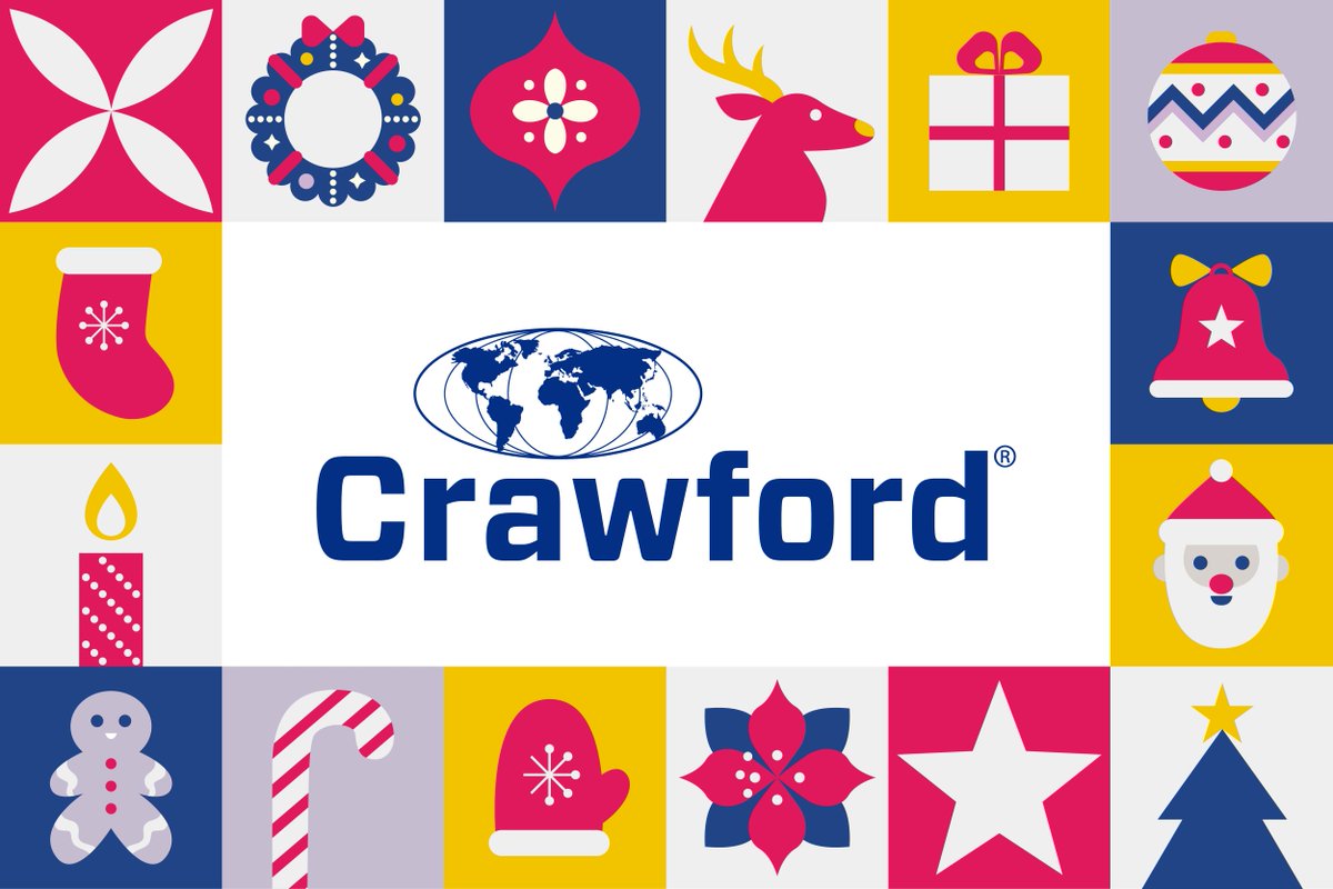 #HappyHolidays from Crawford! Wishing you all peace, joy and time well spent with the people who matter the most! 

---

#JoyeusesFêtes de la part de Crawford ! Nous vous souhaitons paix, joie et du temps de qualité avec les personnes qui comptent le plus !