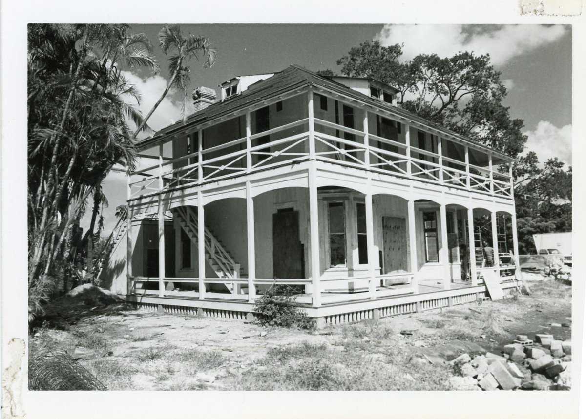 Stranahan House mid-restoration, early
1980's

#StranahanHouse #FortLauderdaleHistory #stranahan
#ivystranahan #frankstranahan #historymuseum
#housemuseum #architecture #historichome
#oldesthouse #museum #floridahistory #fortlauderdale
#ftlauderdale