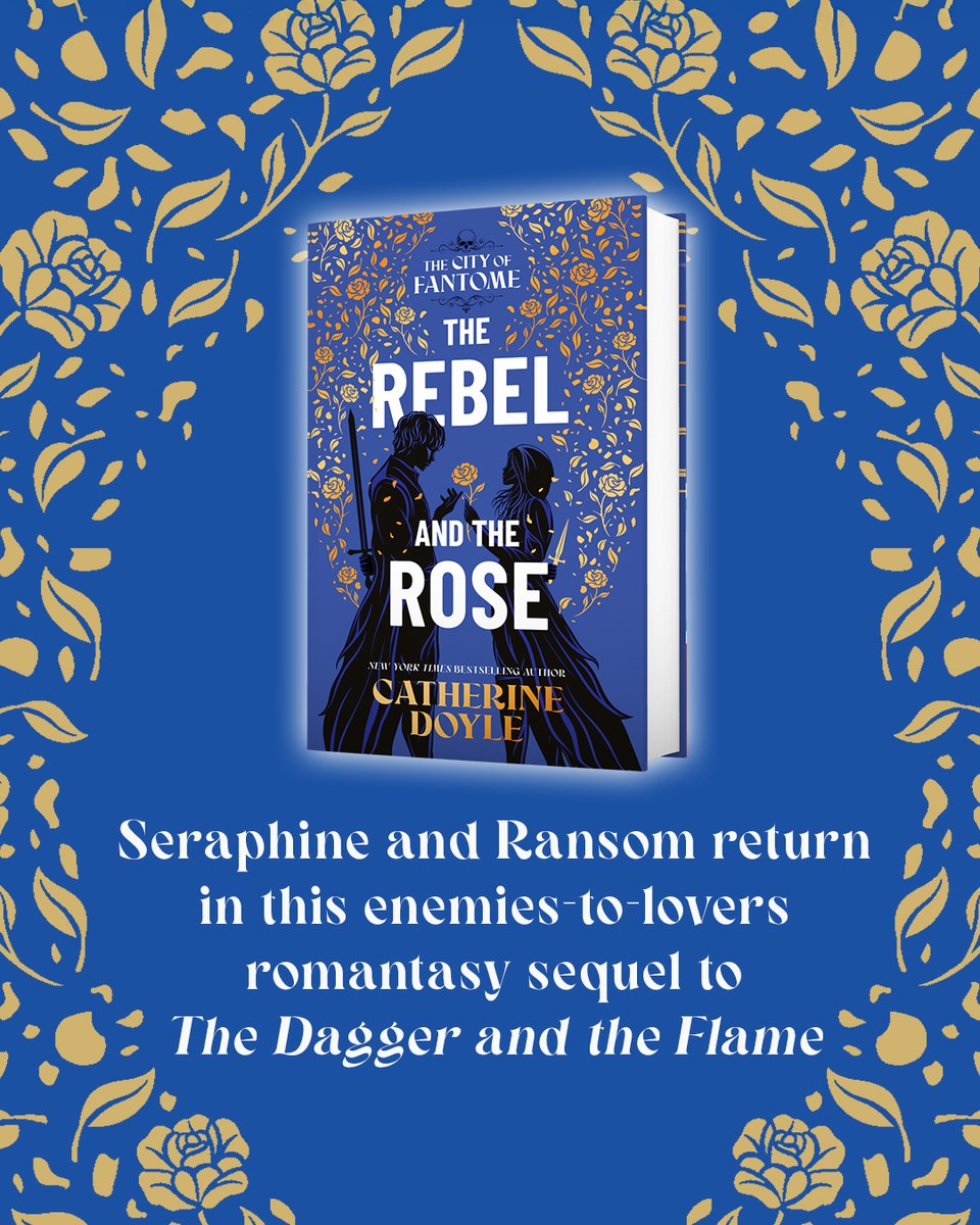 ICYMI Sera and Ransom are BACK in #TheRebelAndTheRose, the sizzling romantasy sequel to #TheDaggerAndTheFlame! simonteen.com/book/the-rebel…