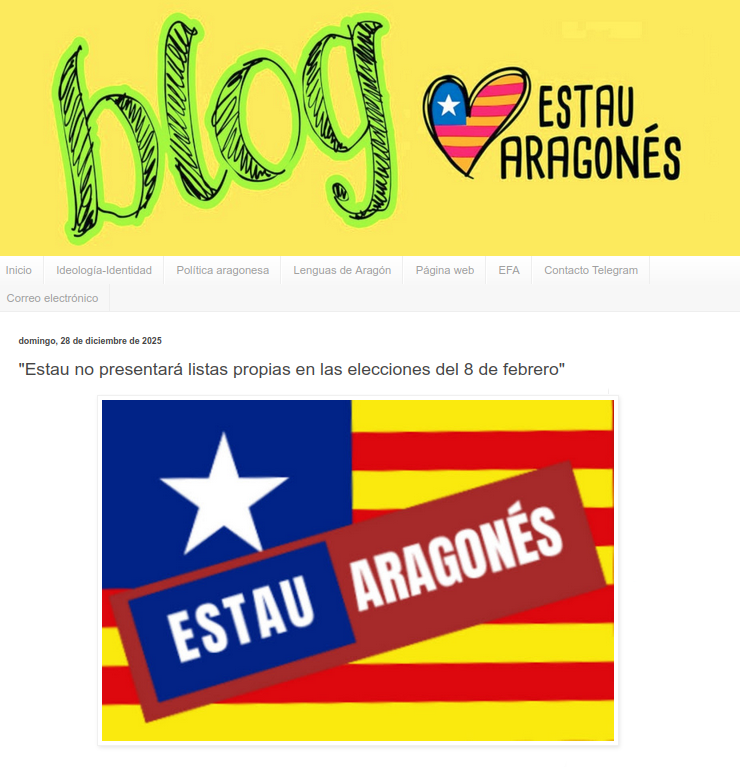 "...lo mejor para el país es no dividir aún más el voto aragonesista."
blogestauaragones.blogspot.com/2025/12/estau-…