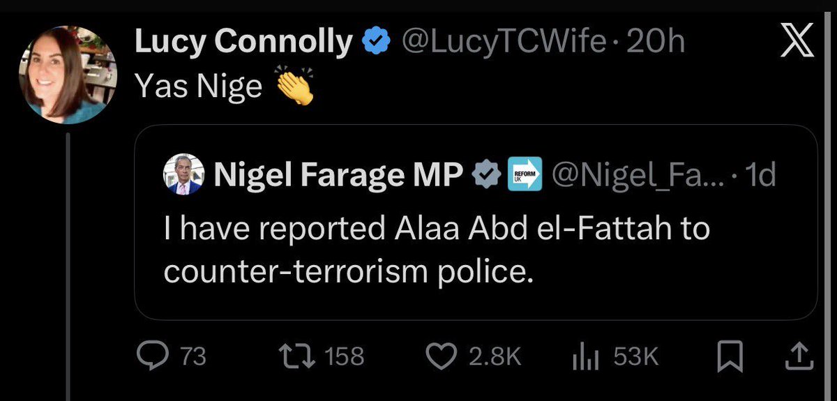 TheRealJamieKay's tweet image. Lucy Connolly believes people should be jailed for offensive posts on social media. 

#Irony