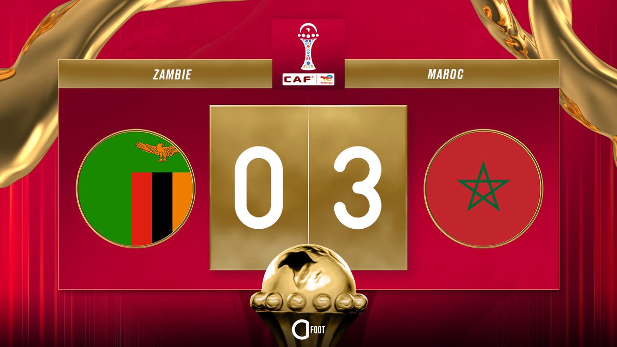 ⚽️ BUUUUUUUUUTT DE EL KAABI POUR LE DOUBLÉ !!! 🇲🇦

ENCORE UN CISEAU C’EST UN MALADEEEEEEE 😱😱😱😱

LE MAROC DÉROULE ENFIN DANS CETTE #CAN2025 !!!!!!

ZAMBIE 🇿🇲  0-3  🇲🇦 MAROC