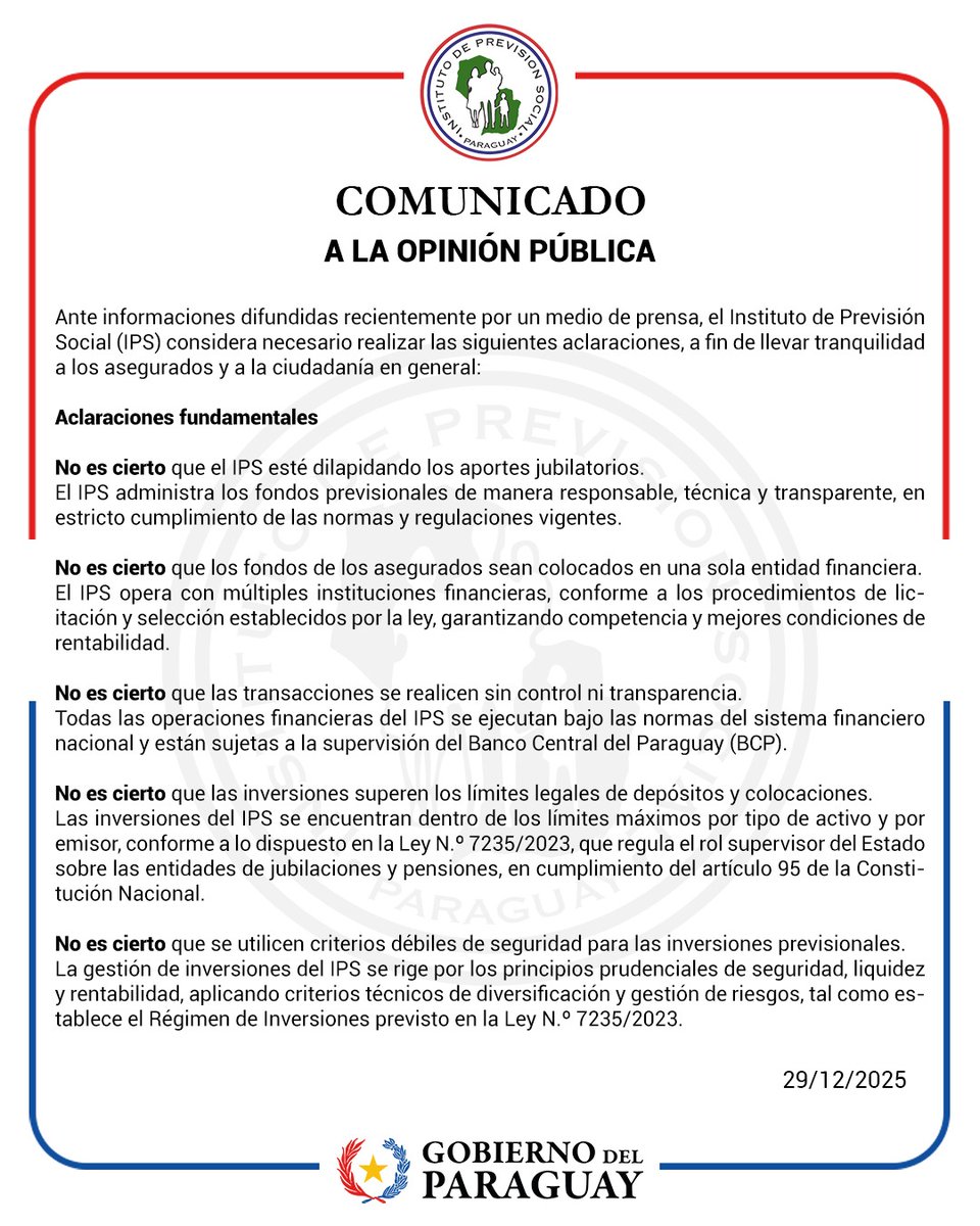 IPS Paraguay tweet media