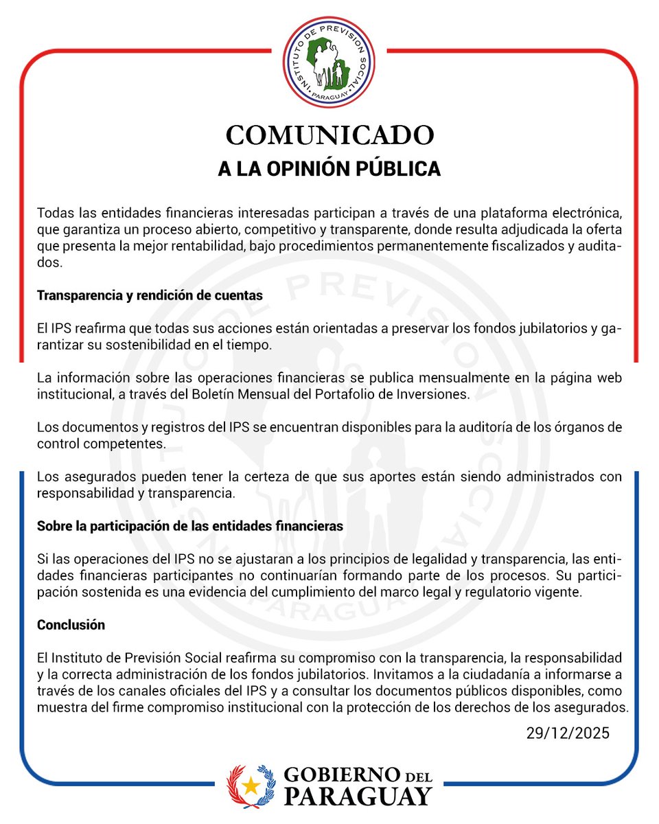 IPS Paraguay tweet media