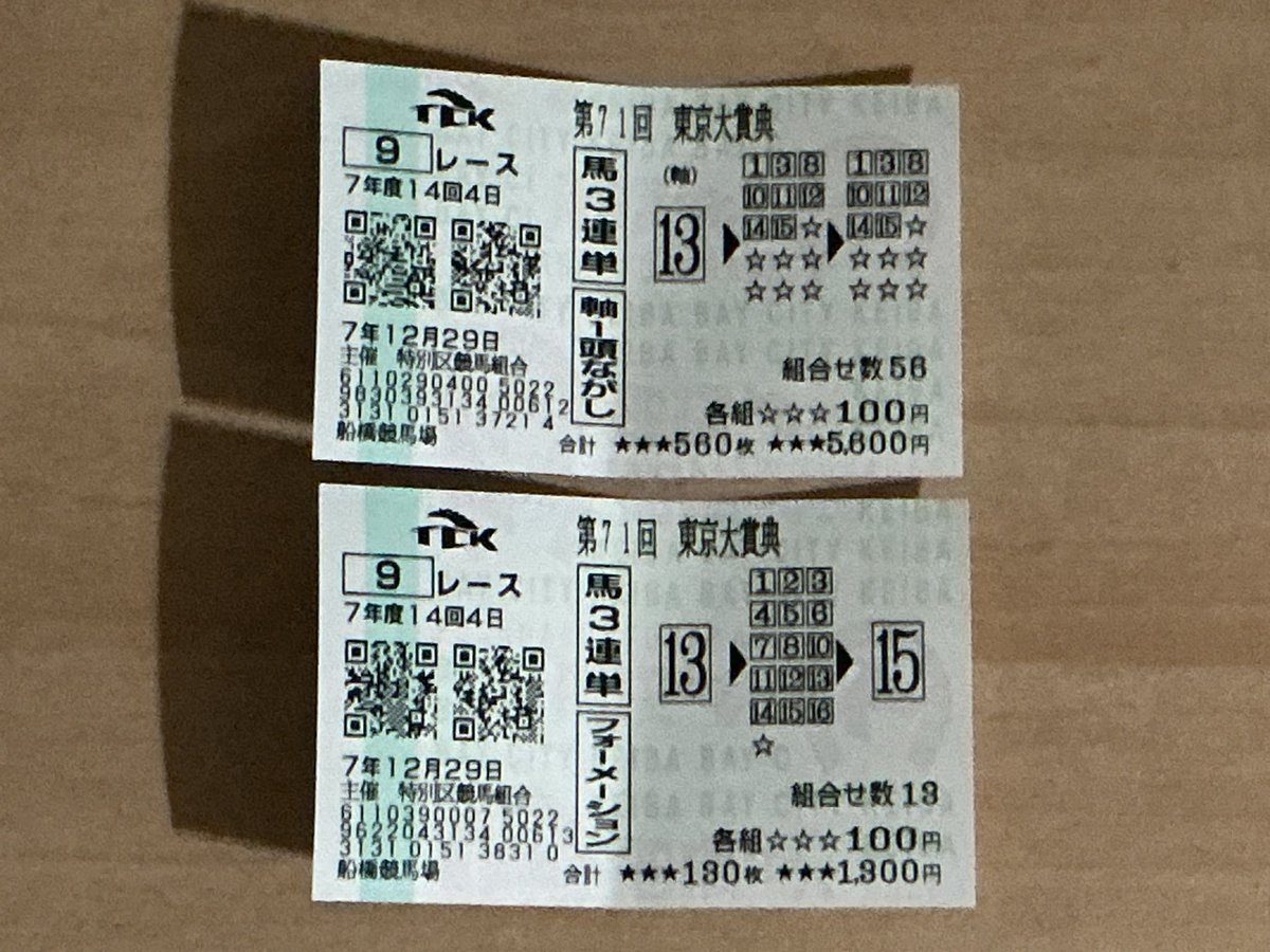 monst_riro's tweet photo. で、悔しかったので、東京大賞典に手を出すw
結果、ミッキーファイト信じ過ぎて撃沈w
荒れ予想してたはずなのに、なぜ２着固定買わないんだろうなあ。
マジ、反省。。
競馬に絶対はないよねえ
皐月のクロワも１着固定しか買わなくて撃沈したのを思い出させられたわ https://t.co/exk3DN8zRB