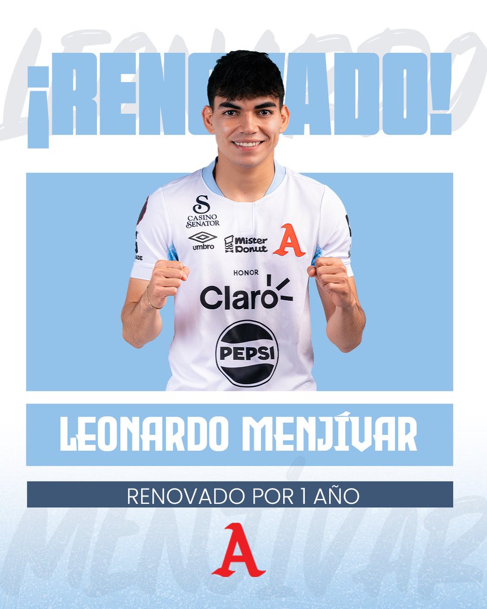 AlianzaFC_sv's tweet image. 🅰️ ¡𝐍𝐔𝐄𝐒𝐓𝐑𝐎 𝟏𝟎 𝐒𝐄 𝐐𝐔𝐄𝐃𝐀 𝐄𝐍 𝐂𝐀𝐒𝐀!

Leo, seguirá vistiendo de 𝐁𝐋𝐀𝐍𝐂𝐎 🐘🤍

#AlianzaFC