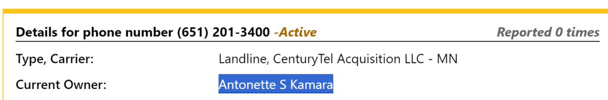faithdefender's tweet image. Take a look at this
Phone number for Sweet Angel Child Care in Minneapolis, Minnesota (651) 201-3400 linked to a person A Kamara who worked as an intern in **Rep. Ilhan Omar's congressional office** (D-MN) from June 1, 2021 to August 31, 2021.
Also linked to Zaynab Mohamed