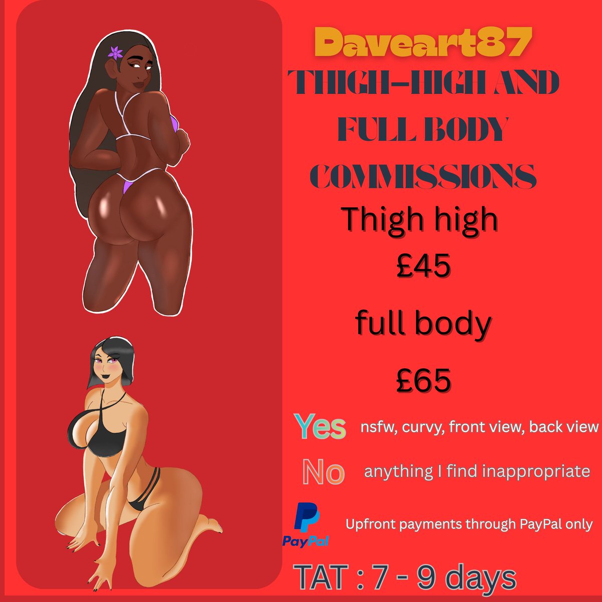 Daveart87 (comms open) tweet media