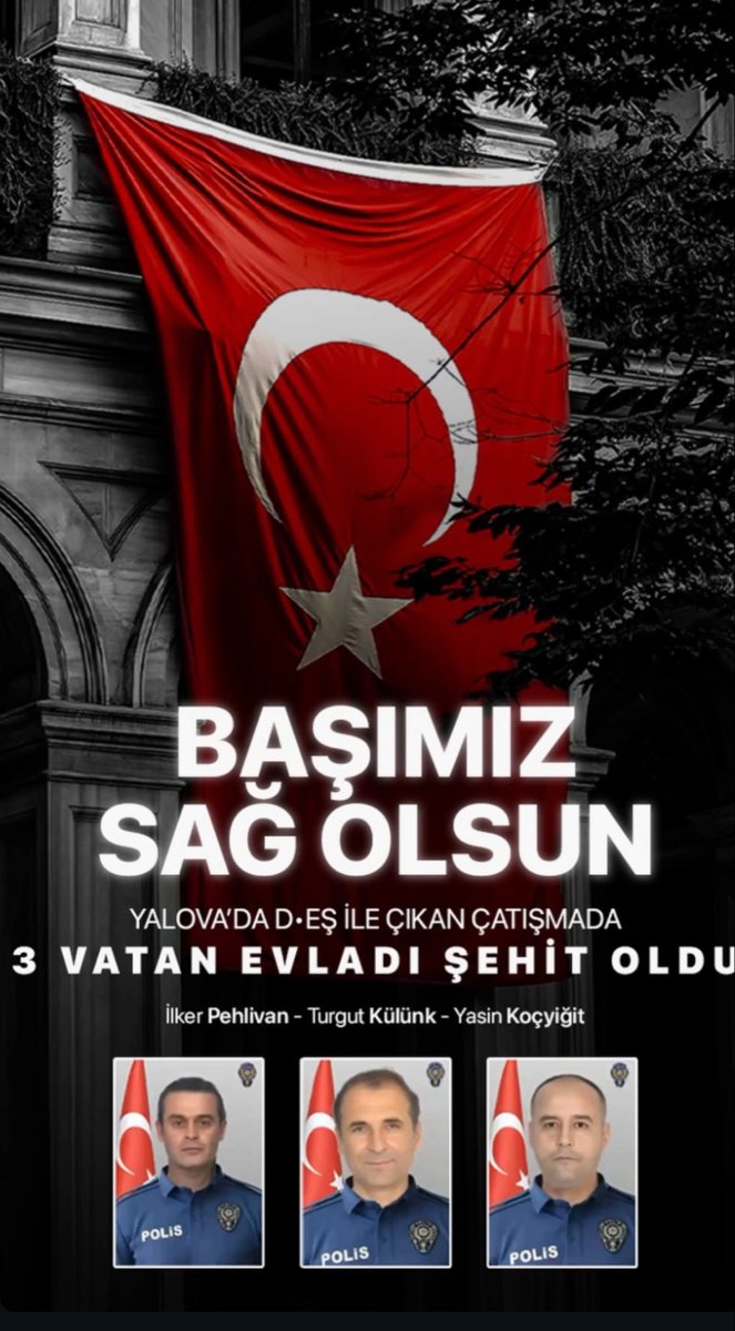 Başımız sağ olsun, vatanımız var olsun!🇹🇷
#Yalova