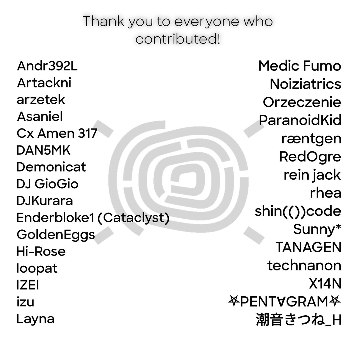 speedcorelabel's tweet image. Without further ado, I would like to mention all the artists who have collaborated this year:

(also thank you, Cheapskape Records and GAY JAZZ)