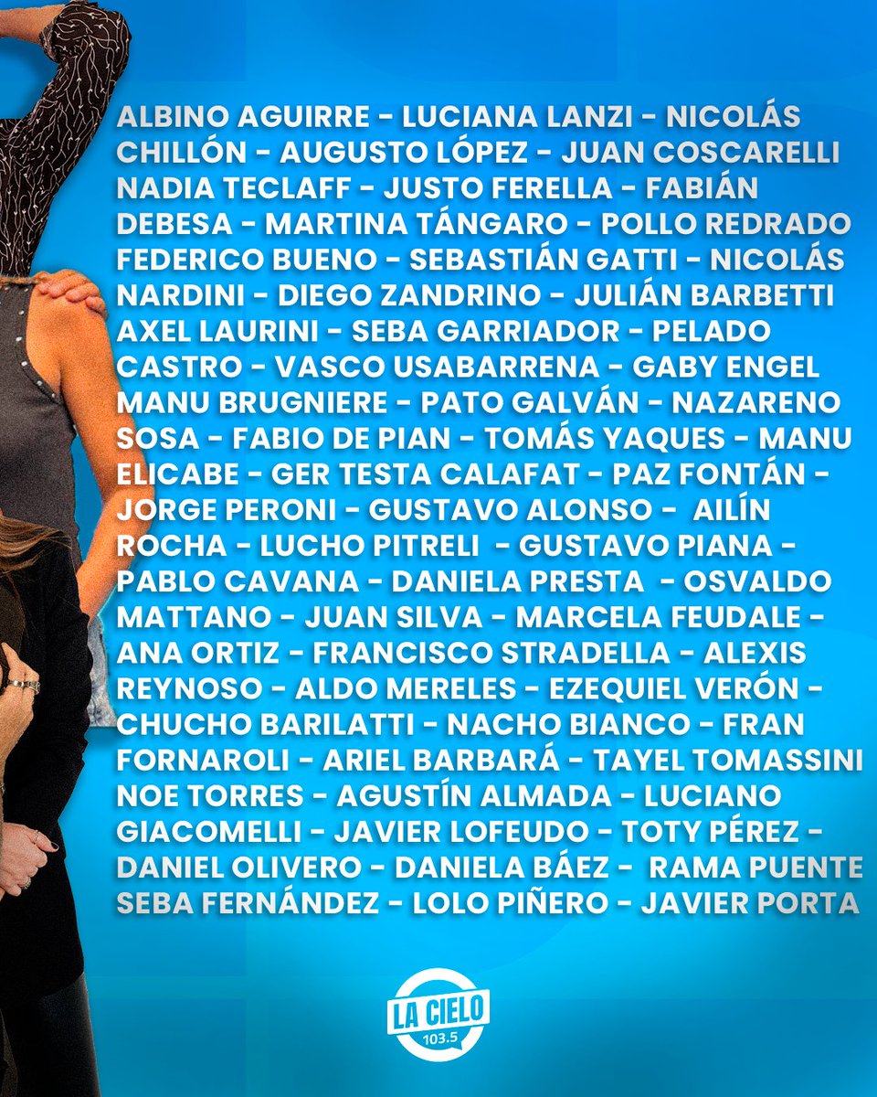 LA CIELO 103.5 tweet media