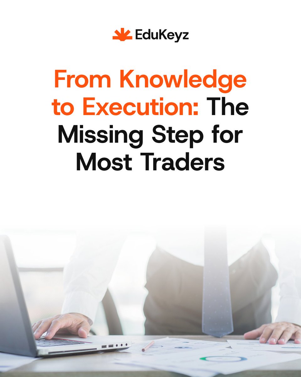 edukeyzcom's tweet photo. From Knowledge to Execution

Theory is useless without preparation.
Planning and risk control turn knowledge into confident action.

#EduKeyz #TradingExecution https://t.co/TaDBWWpRim