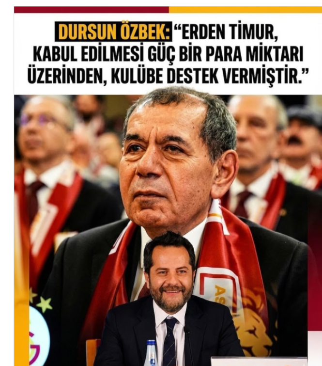 roque_tatar's tweet photo. Erden Timur konusunda esas soruyu soralım.
Dursun Özbek'in, Turgay Kıran'ın ve bizzat Erden Timur'un (bireysel çevrem diyerek) kastettiği, Galatasaray'ın kasasına giren on milyonlarca Euro nasıl değerlendirilmeli? Bu paranın kaynağı da sorgulanacak mı? https://t.co/UvnUdLbSOA