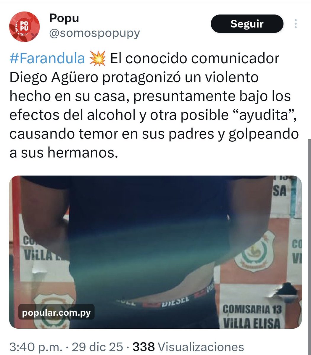 jfergo86's tweet photo. El comunicador Diego Agüero, Director de TV Cámara, armó sarambi bajo los efectos del alcohol y "otras" cosas hei @somospopupy 

Mira un poco @Atiendoaparatos @HCsincero02 https://t.co/xZPCxxkPO7