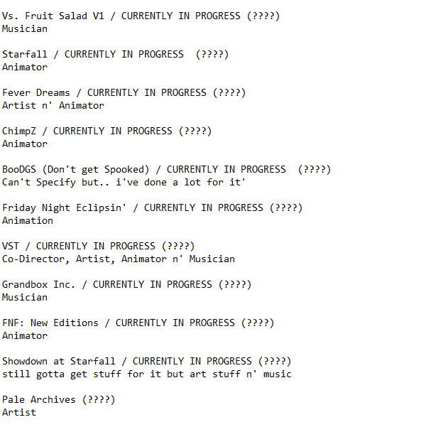 JAnimatess23081's tweet image. oh boy.. here WE GO. 
Here's a list of the mods i've been able/ are still working on! 
The ones that have a (????) are still in production and we still are getting finished so there isn't a deadline yet.

Here's to 2026 being better! Hope to get on more mods i've been wantin to!