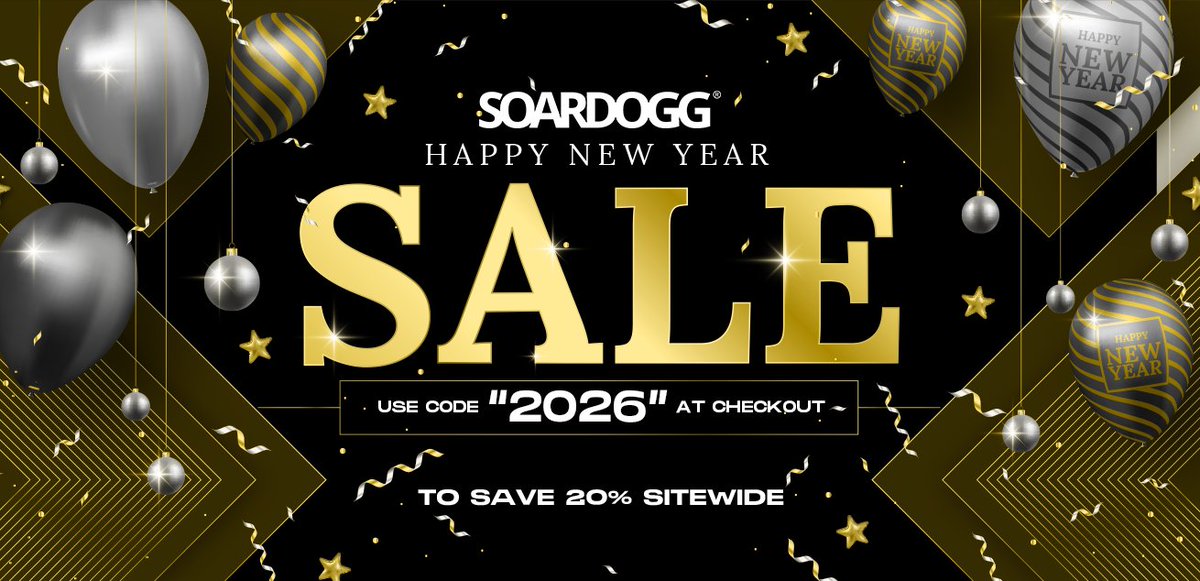 🥳🍾HAPPY NEW YEAR! 🎇

New Year, New Savings! Save ALL WEEKEND LONG!
Offer ends 11:59pm Sunday!

PS: Don't forget we're still closed thru Jan 9th.