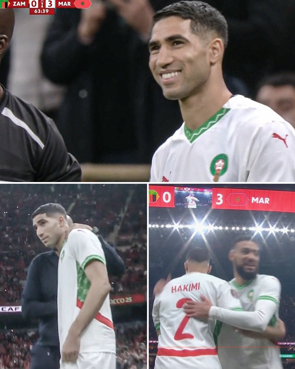 HAKIMI MAKES HIS AFCON 2025 DEBUT 🇲🇦